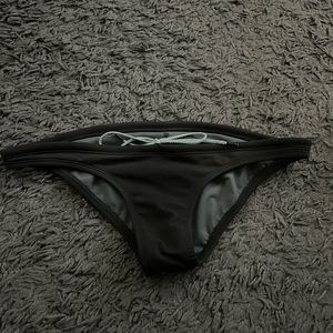 Black jolyn bikini bottoms